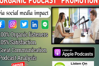 do podcast promotion via social media ads, apple podcast, podcast promotion