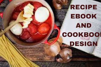 write cookbook recipe book cookbook design and formatting as cookbook writer