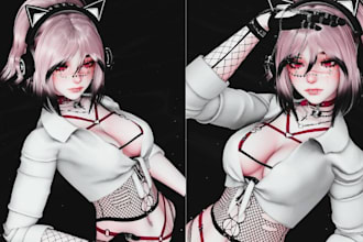 do vrchat avatar vrc avatar vr character vtuber furry nsfw anime vr chat nsfw