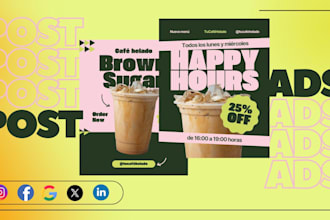 design posts and ads on instagram and social networks
