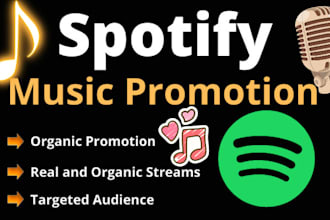 do professional spotify music promotion boost spotify streams, spotify promotion
