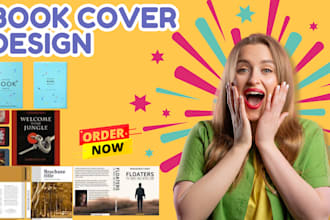 do book cover design and ebook cover well design KDP print book cover design