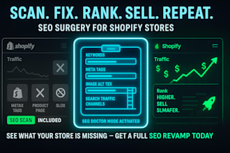 boost shopify SEO to skyrocket store ranking, sales and organic traffic