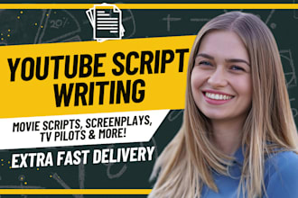 write movie video film script, screenplay tv show pilot short story drama writer
