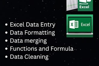 clean, format, merge, split, excel data