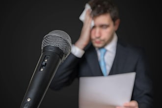 coach or guide you with public speaking