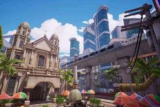 3d game environment level design background concept art 3d model unreal engine