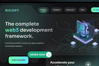 design web3 website crypto website next gen blockchain website UI UX with figma