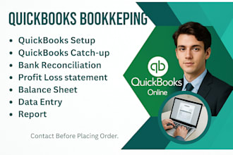do setup,cleanup and bookkeeping in quickbooks online
