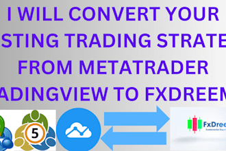 convert your trading strategy from metatrader tradingview to fxdreema