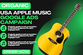 do apple music promotion, itunes music, spotify music using google ads campaign