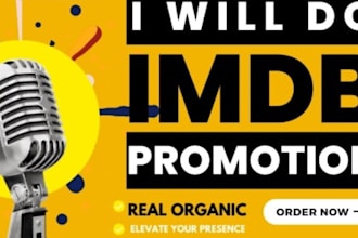 boost your imdb profile and increase starmeter ranking