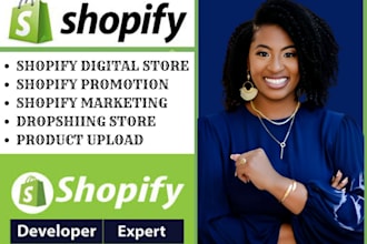 shopify dropshipping store shopify website digital product store, store redesign