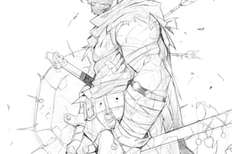 create 2d line art animation 2d line art line drawing line art illustration