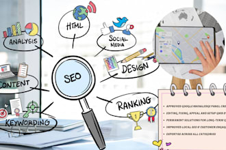 create any category panel, edit and build a verified google knowledge panel gmb