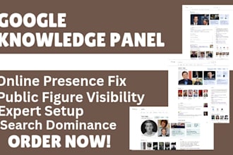 create verified google knowledge panel for person or company