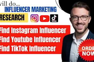 find best tiktok instagram youtube influencer list for influencer marketing