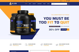 design sarms peptides nootropics website nutraceutical supplements website store