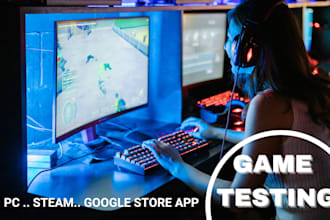 perform expert game testing and QA detailed with bug reports