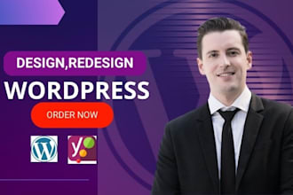 build responsive wordpress website design and web design