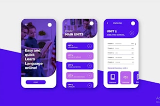 do flutter ui ux design, android, ios, web front end design, flutter mobile app