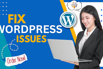 fix wordpress issues, bugs, critical error, elementor pro, wordpress error