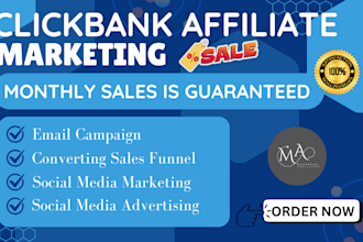 build shopify sales, clickbank, affiliate marketing sales