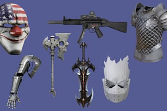 sculpt quality 3d cosplay model 3d mask props armor models for 3d printing