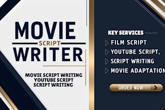 do screenplay, movie script, scriptwriting, film script and movie script writing