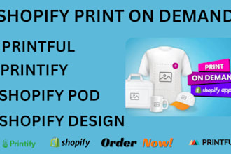 setup shopify store design print on demand store pod using printify printful