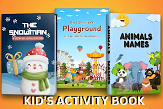 design kids activity book, dot markers for amazon kdp