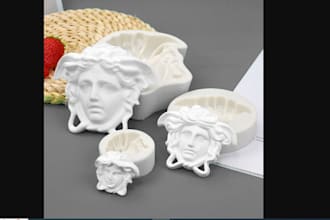 make 3d chocolate mold design injection mold silicone mold in solidworks