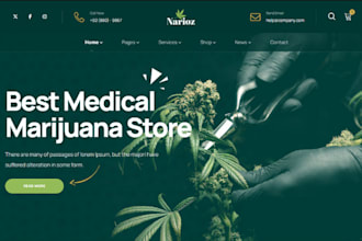 build squarespace cannabis cbd website marijuana cigarette tobacco hemp store
