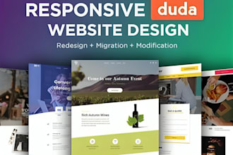 do duda website design, duda website redesign duda bug fix and duda maintenance