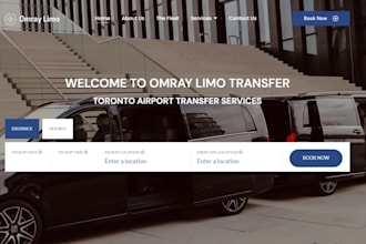 design chauffeur, limousine, vtc, airport transfer and taxi booking website