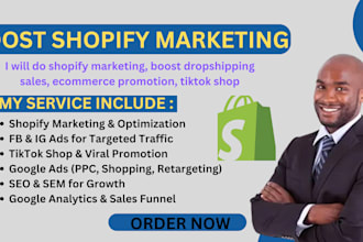do shopify marketing, boost dropshipping sales, ecommerce promotion, tiktok shop