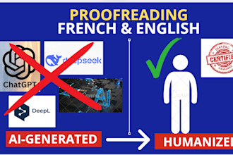 fix your ai generated  english and french translations