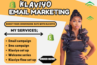 setup klaviyo email marketing campaign, shopify email marketing flows in klaviyo