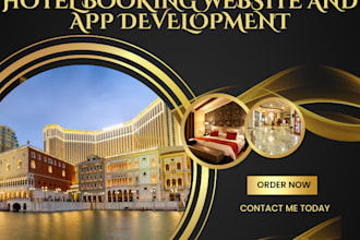 develop a hotel booking app  website for your business