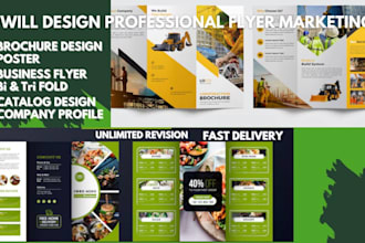 do a perfect digital brochure, flyers, company profile, catalog design, booklet