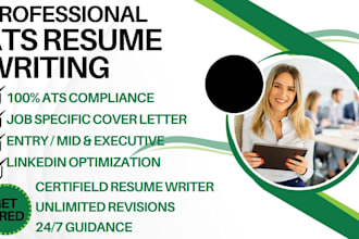 write your CV, resume, cover letter and optimize linkedin