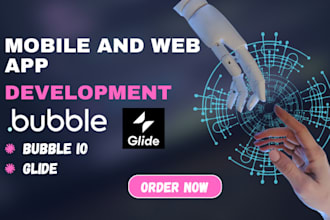 develop bubbleio android app, bubble web app glide app glide developer expert
