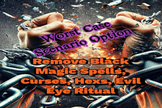 remove spiritual attacks, jealousy, curses, hexes, negative energy, demon forces
