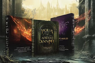 design a fantasy, sci fi, or horror, book cover