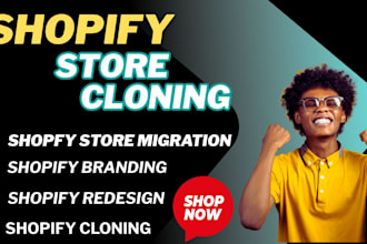 clone shopify store, copy clone website shopify clone revamp duplicate website
