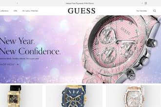design luxury wrist watch shopify store women watch store men watch website