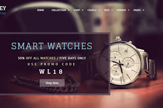 design luxury wrist watch shopify store women watch store men watch website
