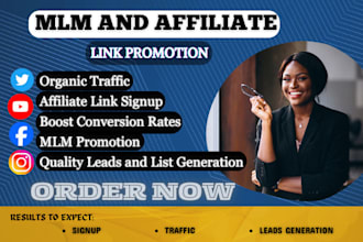 do MLM promotion, livegood promotion, affiliate recruitment setup, MLM leads
