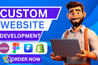 do full stack backend front end odoo figma shopify framer website development