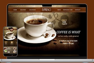 design coffee shopify store coffee shopfiy website coffee dropshipping store